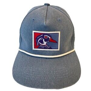 Burlebo Hat Duck Patch Rope Cap Blue SnapBack